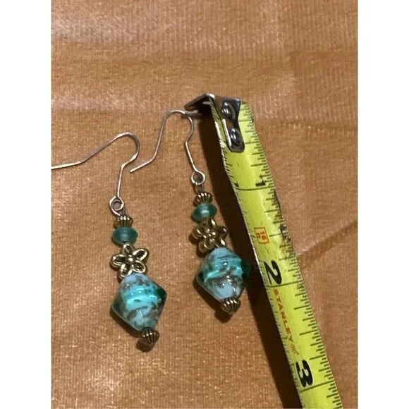 Lampwork bead earrings - Picture 6 of 6